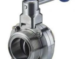 卫生级螺纹式蝶阀 Sanitation threaded butterfly valve